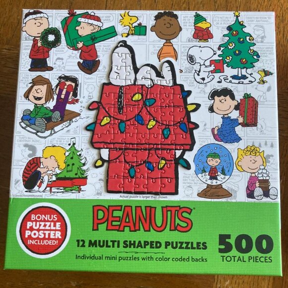 3 Peanuts Puzzles - 500 piece puzzles - Picture 4 of 5